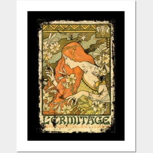 Art Nouveau - L'Ermitage Alphonse Mucha Posters and Art